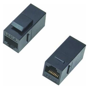 Datacom Connector panel UTP 2 x RJ45 (8p8c) Cat6, straight, plastic (Netzwerk Kupplung) (50271009115)