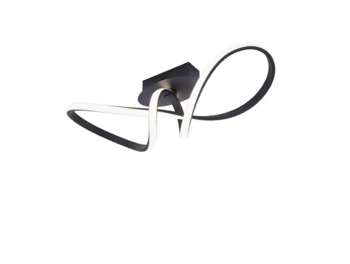 Deckenlampe Deckenleuchte Designlampe dimmbar LED Wohnzimmerlampe schwarz L 61cm