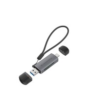 Conceptronic Card -> USB-C USB-A Micro SD/TF sw Card-Reader SD Typ C (BIAN05G)
