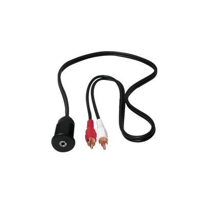 PHONOCAR Kabel, Cinch 3,5 Klinke-Öffnung/Eingang für Panel Cinch-Kabel 05911