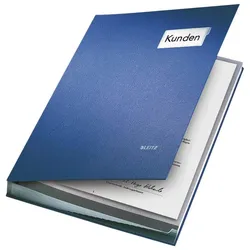 LEITZ Unterschriftenmappe 5700 20 Fächer - blau