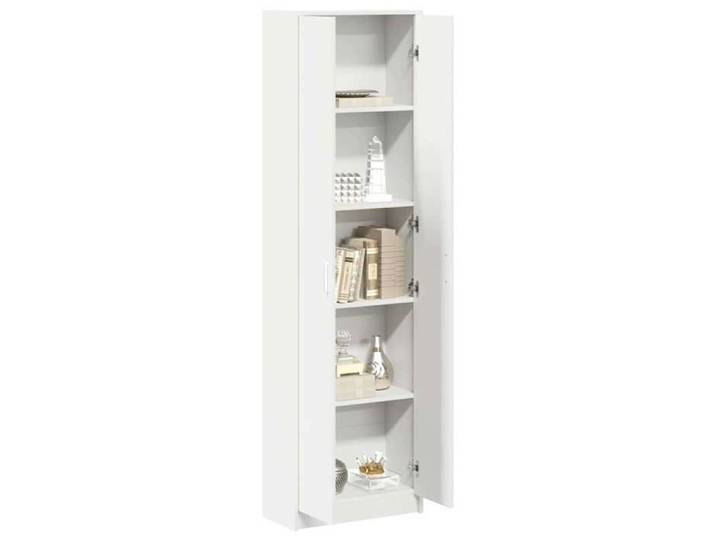 PROMOTION Armoire blanche 55x25x189 cm - bois reco - MODERNE Armoire avec étagère Blanc 55x25x189 cm Bois d'ingénierie 91629
