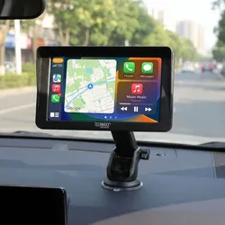 Top 7" Autoradio Monitor: Wireless CarPlay, Android Auto, DAB+ Radio, Bluetooth, FM Transmitter, praktisches Nachrüst-Set
