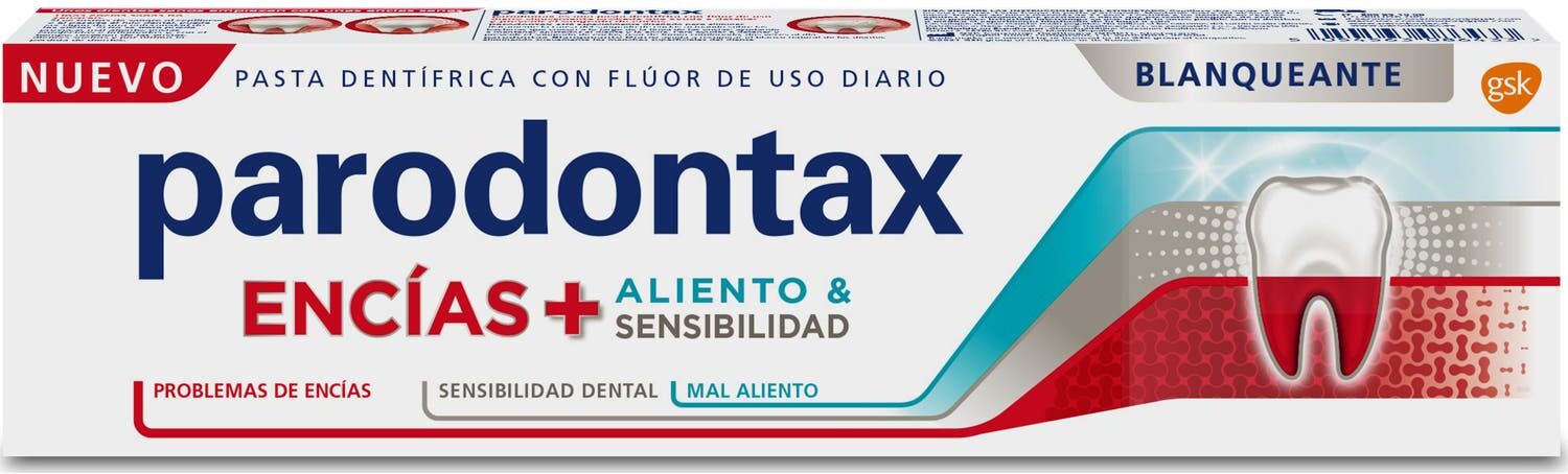 PARODONTAX Encías + Aliento & Sensibilidad Blanqueante 75 ml