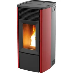 MCZ Pelletofen wassergeführt EGO Hydromatic 12 R 11,9 kW Bordeaux Pellets