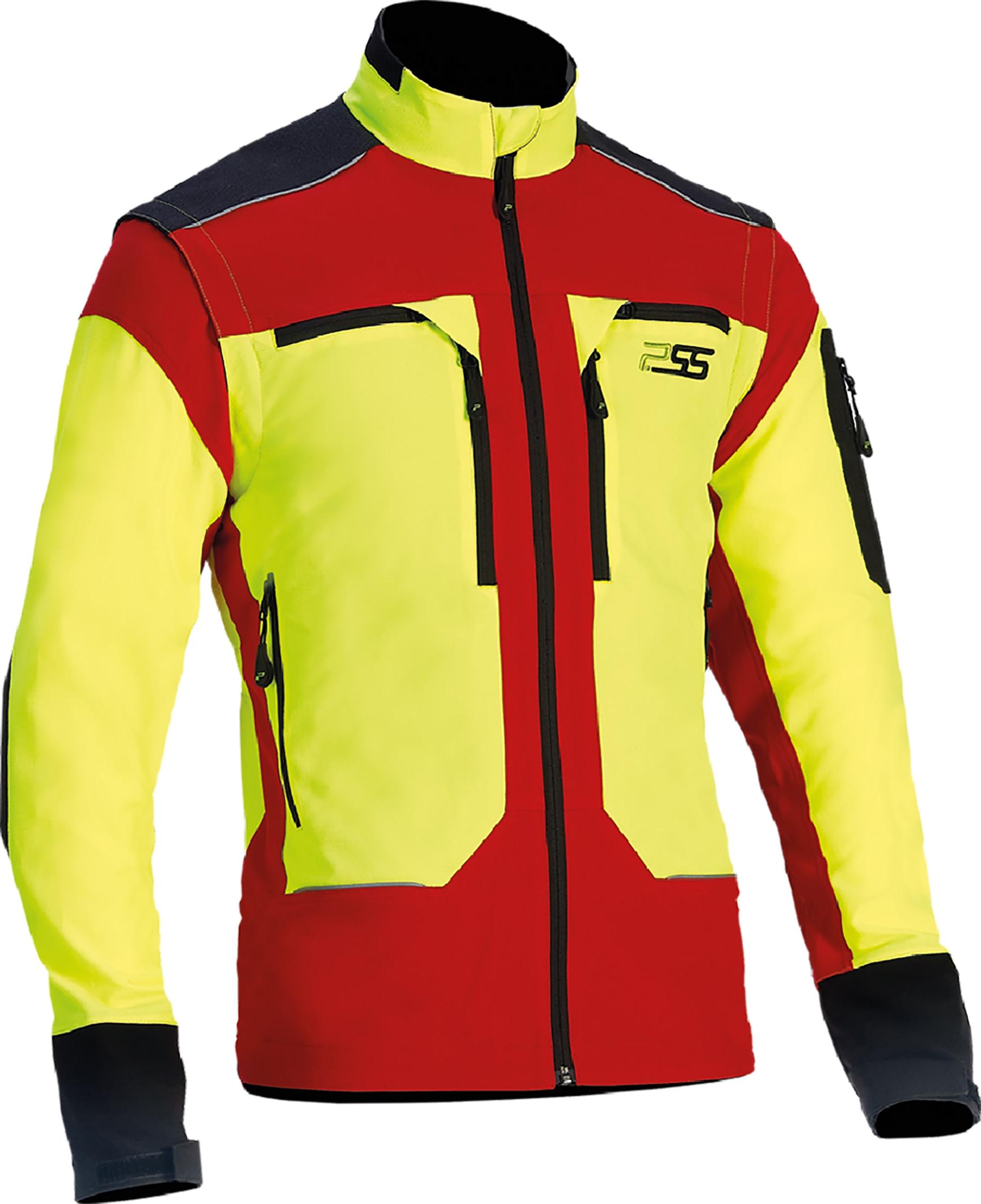 PSS Funktionsjacke X-treme Vario Rot/Gelb Größe 4XL