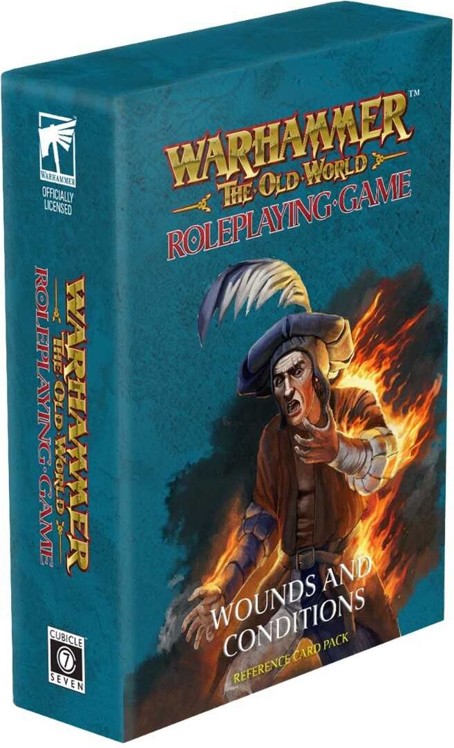 Cubicle 7 Warhammer: The Old World Wounds and Conditions Deck for Games Masters and Players