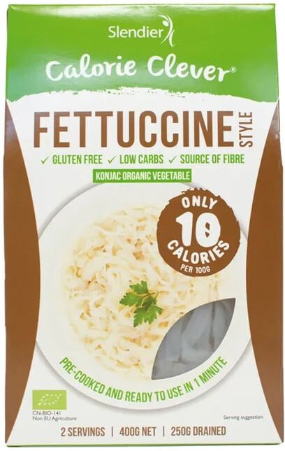 Slendier Konjac Orgânico Fettuccine 400g