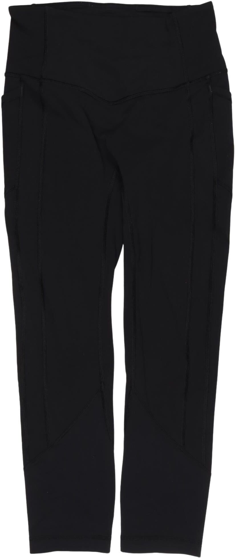Lululemon Damen Stoffhose, Schwarz, Gr. W25, kein / Etikett - Second Hand