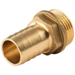 Messing Gewinde-Fitting Schlauchanschluss 1" AG (DN 25) Länge 25 mm - schwere Ausführung