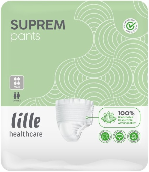 Lille Healthcare Lille Suprem Pants Maxi Small - 16 paquets de 14 protections