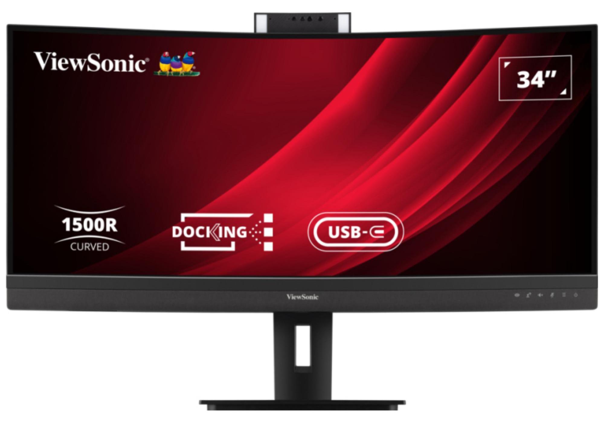 Viewsonic VG3457CV, 86,4 cm (34"), 3440 x 1440 Pixel, UltraWide Quad HD, LED, 5 ms, Schwarz