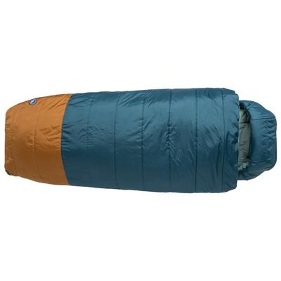 Big Agnes - Echo Park 20 - Kunstfaserschlafsack Gr Wide Long - 198 cm Zip: Dual Tapestry /Braun