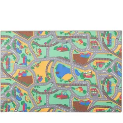 Snapstyle, Spielteppich + Spielmatte, Kinder Spiel Strassenteppich (200 x 100 cm)