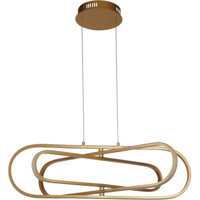 SEARCHLIGHT LED-Hängeleuchte "Hängeleuchte Clip, 1-flammig", gold, 1, H: 24cm, 1 Stk., Leuchten, Minimalistisches Ambiente