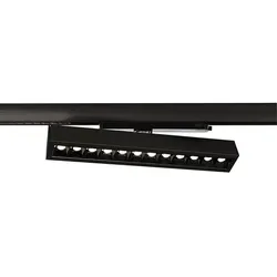 Deko-Light 3-Phasen Schienenleuchte ALNITAK 24-30W, 33.6cm, Linsenoptik, 30W 3000K 2656lm 34°, dreh-/schwenkbar, Schwarz D-707114