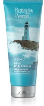 Bottega Verde Blu d´Acqua gel de duche e champô 2 em 1 com sal marinho 200 ml. Blu d´Acqua