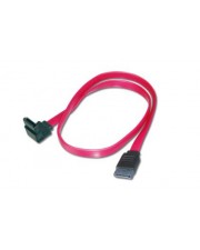 DIGITUS Assmann DIGITUS SATA-Kabel Serial ATA 150/300 7-poliges SATA bis 75 cm 90-Grad-Anschluss (AK-400104-005-R)