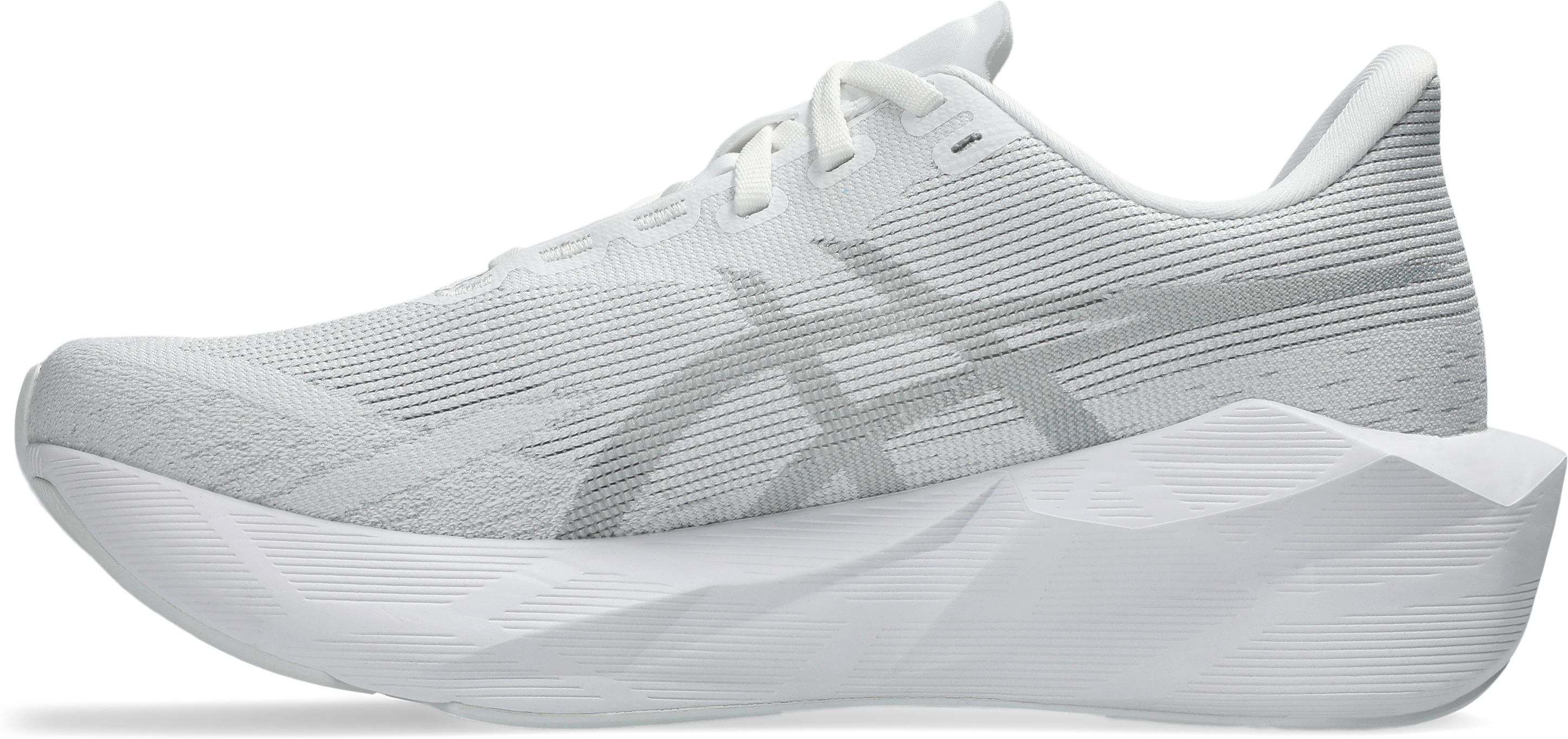 Laufschuh ASICS "NOVABLAST 6", Damen, Gr. 37,5, weiss (weiß, weiß), Synthetik, Schuhe Laufschuh, für hervorragende Energierückgabe und mehr Traktion weiß, weiß 37,5
