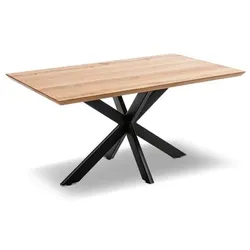 Portobello Esstisch Denver 200 x 100 cm Holz Braun Eiche