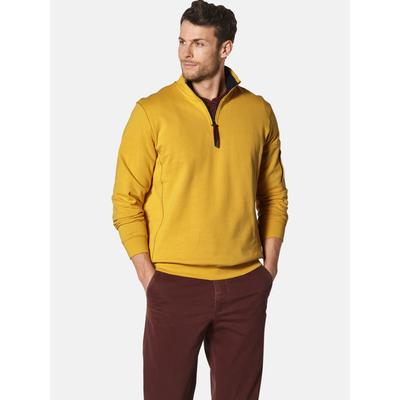 Sweatshirt BABISTA "Sweatshirt SILVASSI", Herren, Gr. XL, gelb, Obermaterial: 100% Baumwolle CO., normal, ohne Ausschnitt, Sweatshirts Sweatshirt