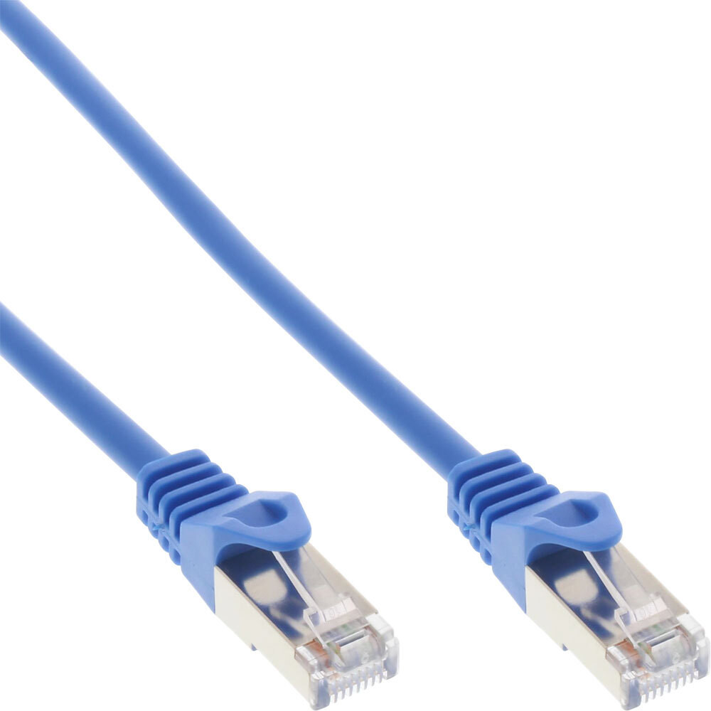 InLine 71501B patchkabel F/UTP Cat.5e blauw 1 meter