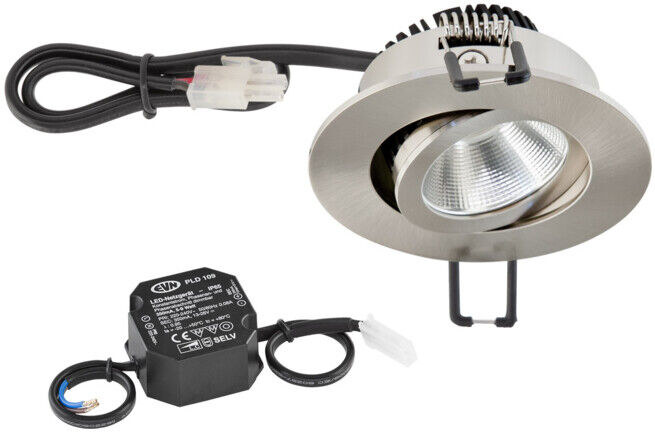 EVN Lichttechnik Spot LED encastré plafond 3000K 230V IP20 PC20N91302 eds (PC20N91302)
