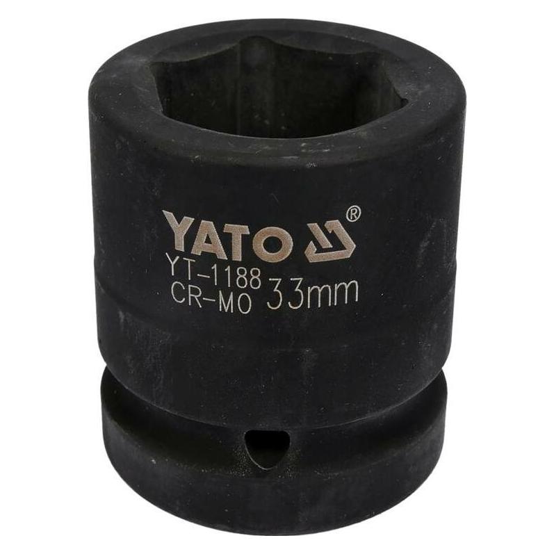 Yato Nasadka Udarowa Sześciokątna 1" Krótka 33mm (YT-1188)