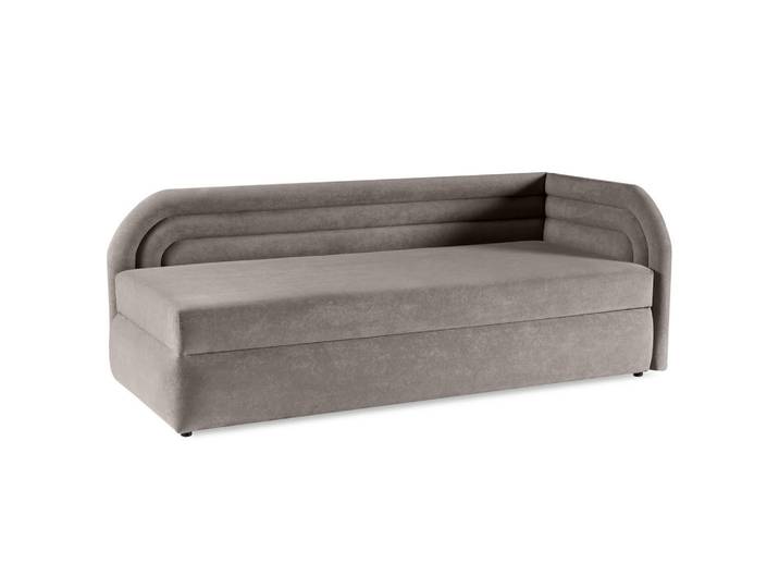 Beautysofa Polsterbett Cobi, Eckbett 80x200 cm mit Bettkasten, Hellbraun, Rechts, 80x200 cm, Schlafzimmer, Betten, Polsterbetten