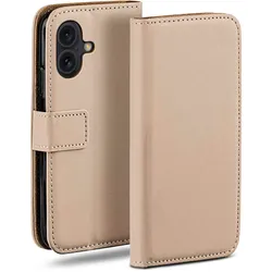moex Book Case für iPhone 16 Klapphülle mit Kartenfach
