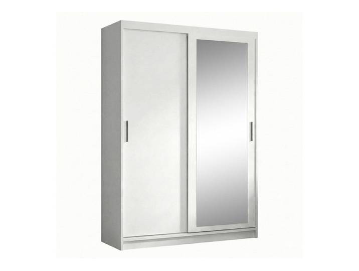 Beautysofa Kleiderschrank HELA (Schrank mit Spiegel, Breite: 100 cm, 120 cm oder 180 cm) Weiß, Schwarz oder Schwarz + Artisan