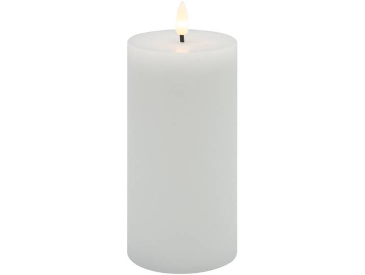 Kerze Pastel & Contrast weiss Wachs D 7.5 cm