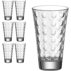Leonardo Trinkgläser Optic 012684, 300ml, 6 Stück