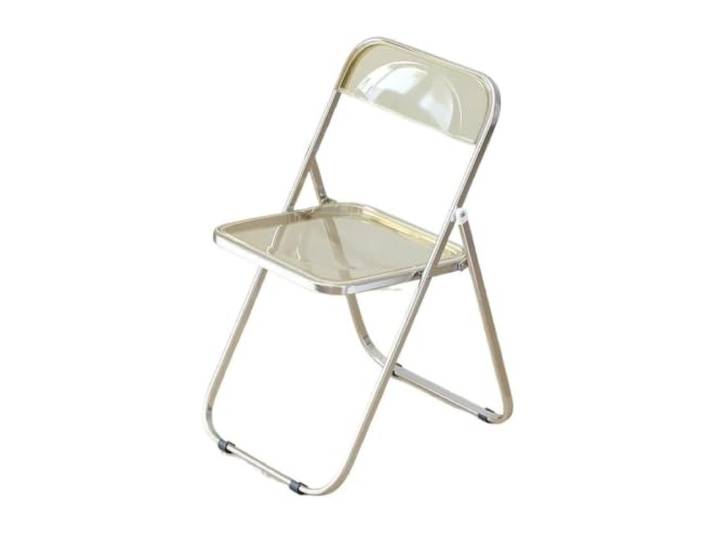 Transparente Esszimmerstühle Esszimmerstuhl, Klapphocker aus klarem Acryl Tragbarer, transparenter Sitz for die Küchentheke, platzsparende, moderne Möbel(Color 5)