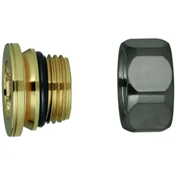 GROHE Anschlussverschraubung 45044 1/2" hard graphite gebürstet, 45044AL0 45044AL0