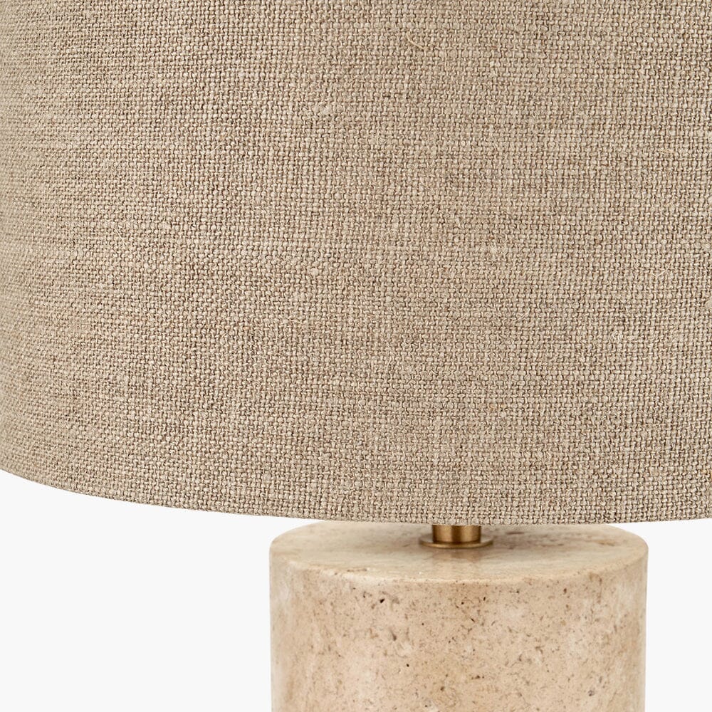 Glow Luxury Limestone Neutral Table Lamp