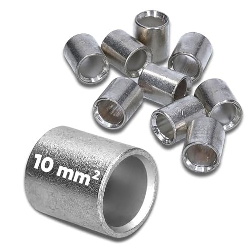 Kalitec L2-P Parallelverbinders 10 mm² - 10 stuks Ongeïsoleerde Krimpconnectoren Blanco