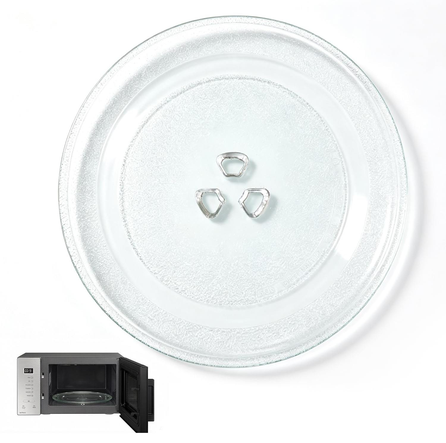Dripio Magnetron glazen plaat draaischijf reserveonderdeel, 24,5 cm