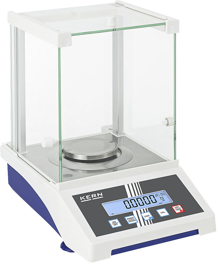 Analysenwaage AXS, Wägebereich bis 2200 g, Ablesbarkeit 0,01 g, Wägeplatte Ø 80 mm KERN