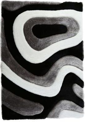 MDA Rugs Mateos Shag Abstract Designed Area Rug
