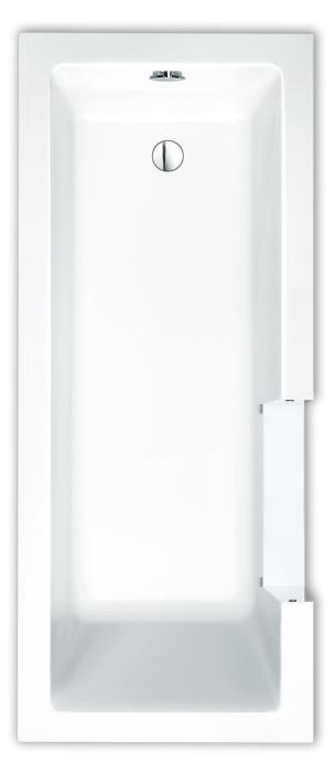 Repabad Livorno Mono Easy Duschbadewanne 160 x 70 cm, Einstieg links