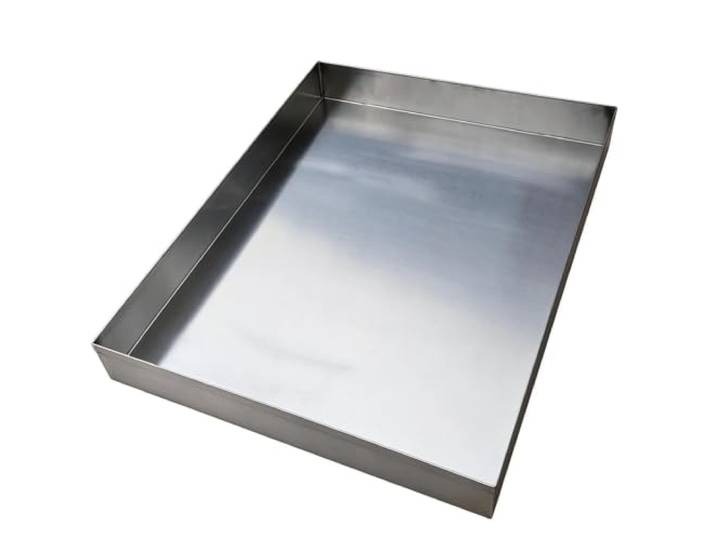 Ölauffangbehälter, Abtropfschale Edelstahl, Edelstahltablett Auffangwanne mit 9cm Hohem Rand, Waschwasserwanne, Universelle Tablett Rechteckig für Den Haushalt(100x40x9cm/39x16x3.5in)