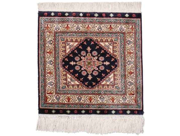 Kayseri Seide Teppich 51x52 Handgeknüpft Orientteppich Quadratisch Seide