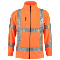 Warnschutz Fleecejacke RWS "403008" Safety orange - 8XL - Orange