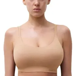 Chantelle BH Smooth Comfort Wirefree Support Bralette Hellbraun X-Large Damen