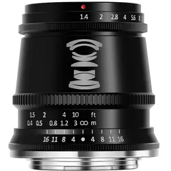 TTARTISAN 17mm 1:1.4 Fuji X schwarz (Manual Focus) (Angebot) (mit Zugabe)