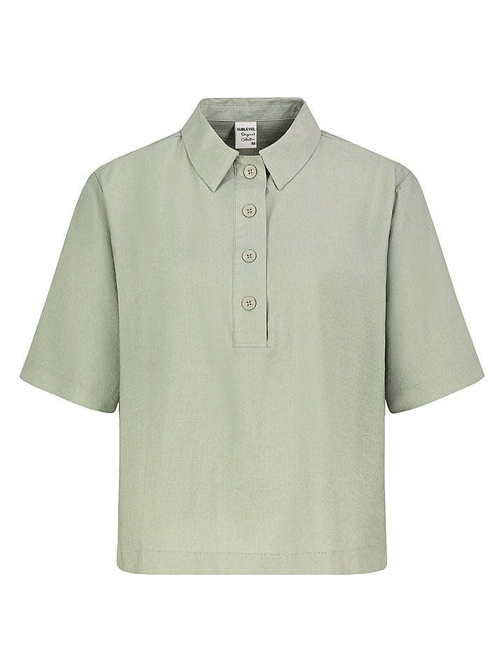 Sublevel Bluse in Khaki - L