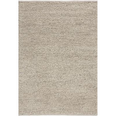 Teppich FLAIR RUGS "Minerals", grau (hellgrau), B:120cm H:10mm L:170cm, Kunstfaser, Wolle, Teppiche, Teppich, Teppich aus Wollmischung, geknüpftes Design, meliert