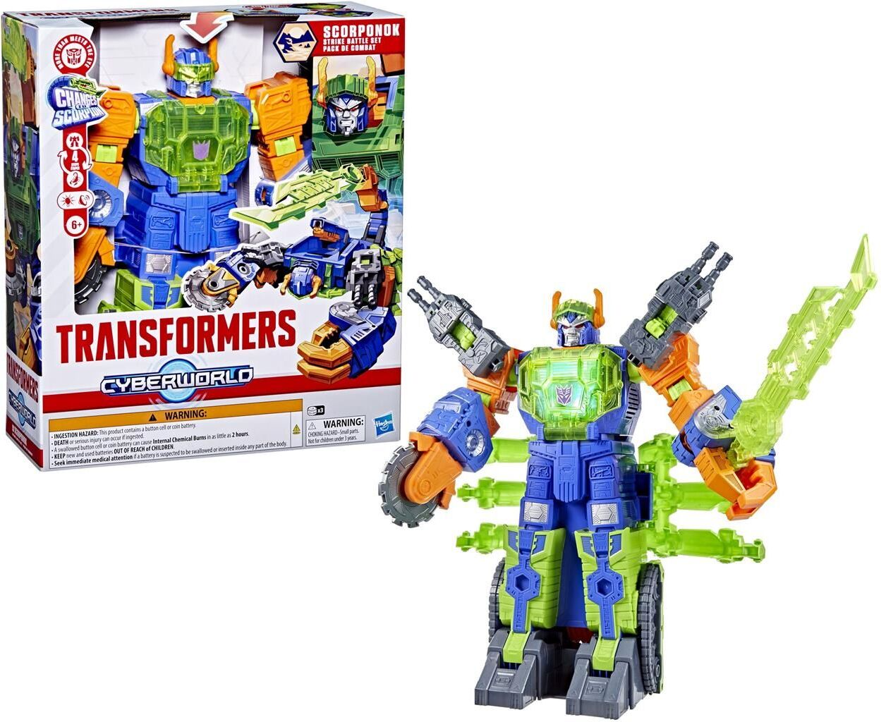 Hasbro Transformers: Cyberworld - Scorponok Strike Battle Set Action Figure