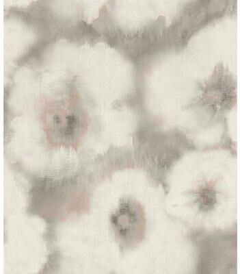 Candice Olson Blended Floral Clay Wallpaper